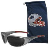 New England Patriots Sunglass and Bag Set - Siskiyou Buckle - Flyclothing LLC