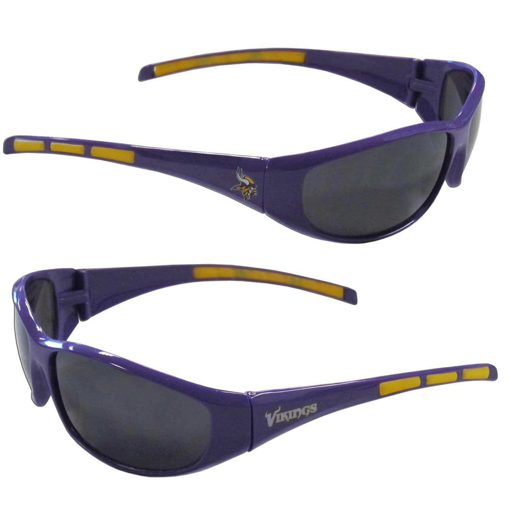 Minnesota Vikings Wrap Sunglasses - Siskiyou Buckle - Flyclothing LLC