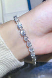 10 Carat Moissanite Platinum-Plated Bracelet - Trendsi - Flyclothing LLC