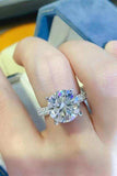 5 Carat Moissanite 925 Sterling Silver Ring - Trendsi - Flyclothing LLC