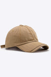 Distressed Adjustable Baseball Cap - Trendsi - Flyclothing LLC
