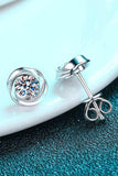 Feeling Fun Moissanite Stud Earrings - Trendsi - Flyclothing LLC