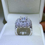 3 Carat Moissanite 925 Sterling Silver Ring - Trendsi - Flyclothing LLC