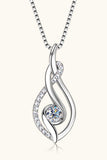 Moissanite 925 Sterling Silver Necklace - Trendsi - Flyclothing LLC