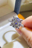 5 Carat Moissanite 925 Sterling Silver Ring - Trendsi - Flyclothing LLC