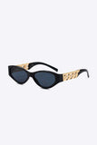 Chain Detail Temple Cat Eye Sunglasses - Trendsi - Flyclothing LLC