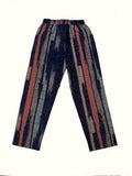 Striped Pocketed Elastic Waist Pants - Trendsi - Flyclothing LLC