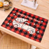 Assorted 2-Piece Plaid Placemats - Trendsi - Flyclothing LLC