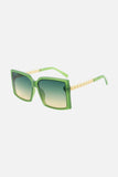 Polycarbonate Frame Square Sunglasses - Trendsi - Flyclothing LLC