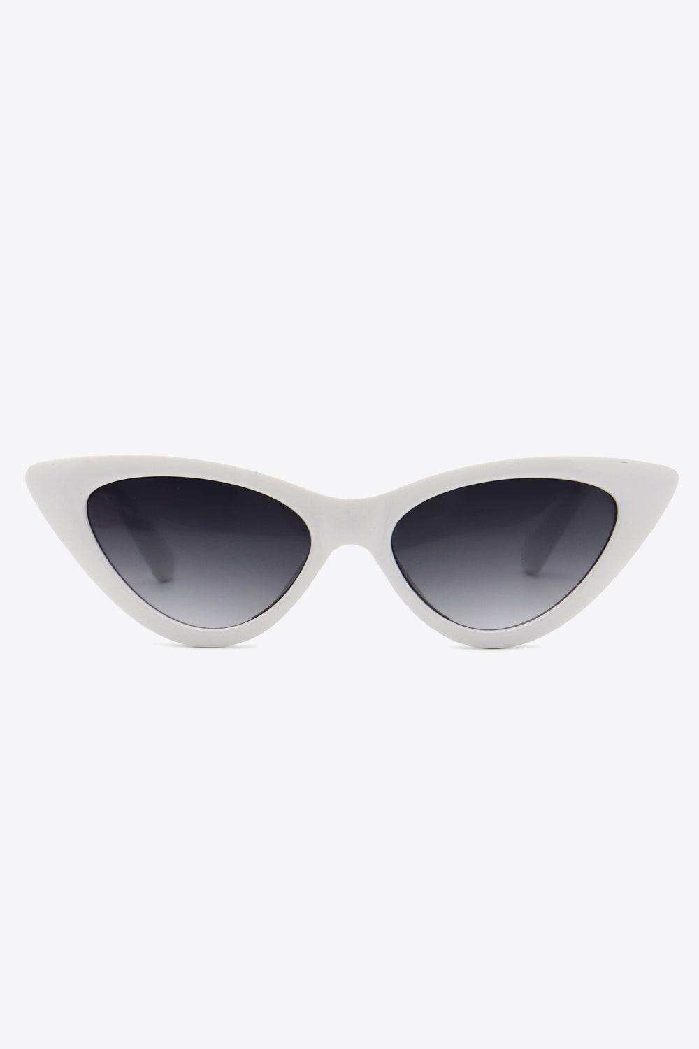 Chain Detail Cat-Eye Sunglasses - Trendsi - Flyclothing LLC