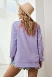 Side Slit Drop Shoulder Sweatshirt - Trendsi - Flyclothing LLC