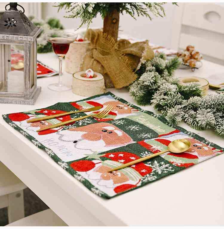 Assorted 2-Piece Christmas Placemats - Trendsi - Flyclothing LLC
