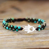 Turquoise Beaded Bracelet - Trendsi - Flyclothing LLC