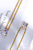 Stainless Steel Geometrical Shape Necklace - Trendsi - Flyclothing LLC
