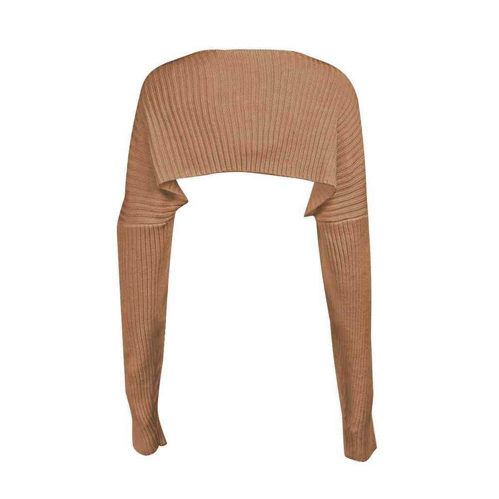 Long Sleeve Knit Bolero - Trendsi - Flyclothing LLC