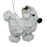 Poodle Felt Ornament - Global Groove (H) - Global Groove (H) - Flyclothing LLC