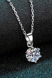 Get What You Need Moissanite Pendant Necklace - Trendsi - Flyclothing LLC