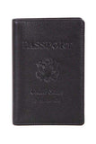 Scully BLACK PASSPORT COVER - Scully Leather - Flyclothing LLC