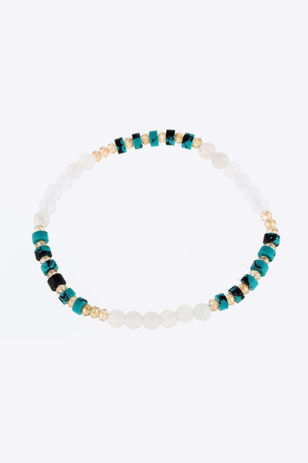 Crystal & Natural Stone Bracelet - Trendsi - Flyclothing LLC