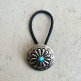 Turquoise Round Shape Hair Rope - Trendsi - Flyclothing LLC