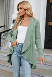 Open Front Long Sleeve Cardigan - Trendsi - Flyclothing LLC