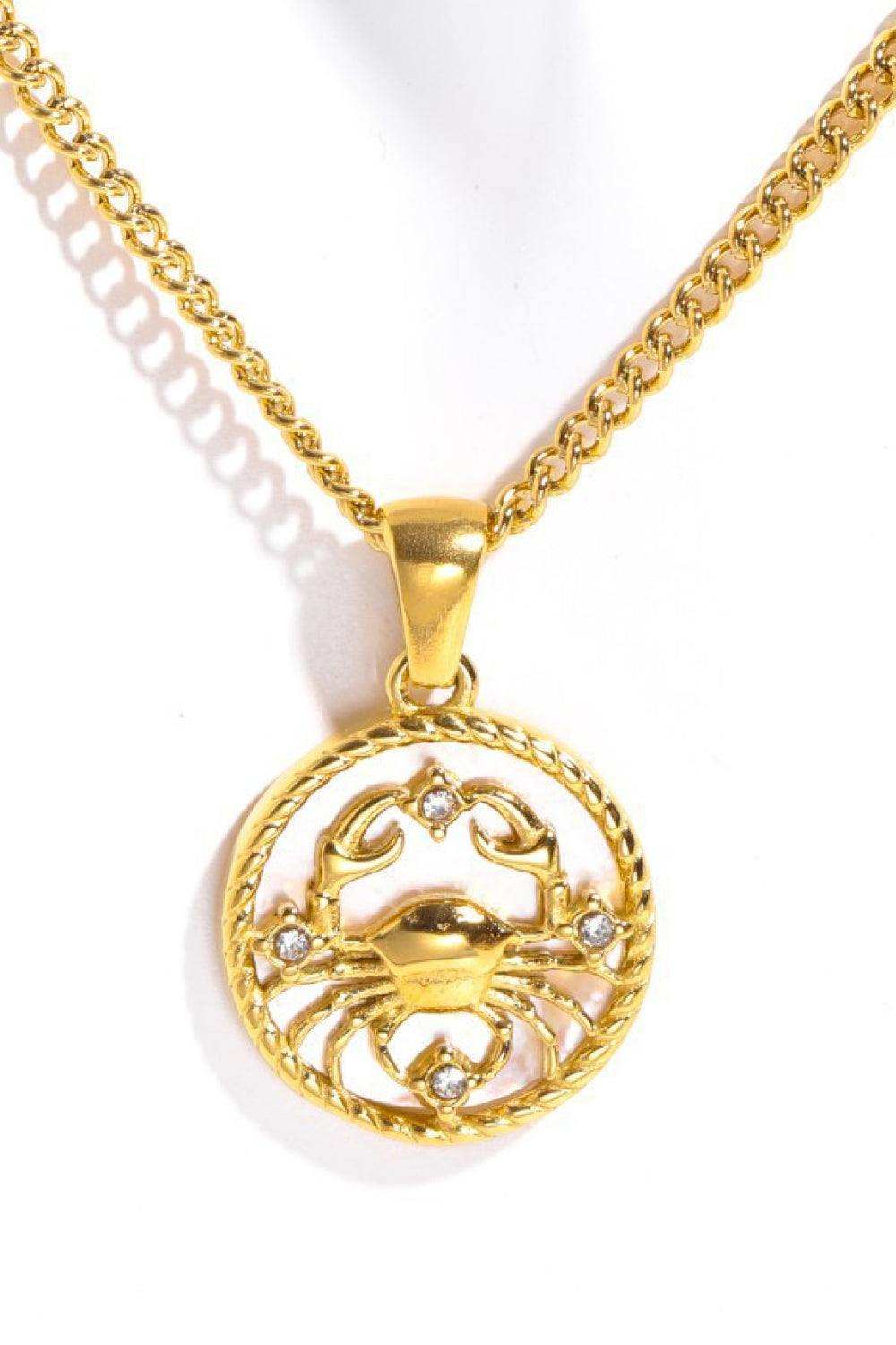 Constellation Pendant Stainless Steel Necklace - Trendsi - Flyclothing LLC