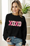 Round Neck Long Sleeve Sweater - Trendsi - Flyclothing LLC