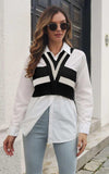 Grecian Sleeveless Sweater Vest - Trendsi - Flyclothing LLC
