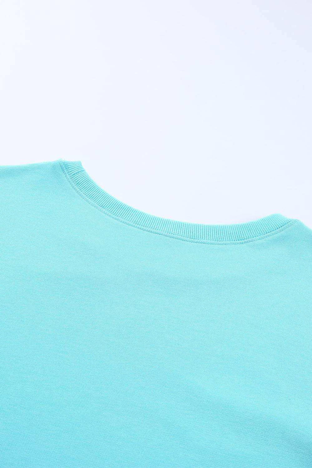 Side Slit Drop Shoulder Sweatshirt - Trendsi - Flyclothing LLC