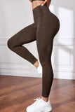 High Waistband Long Active Pants - Trendsi - Flyclothing LLC