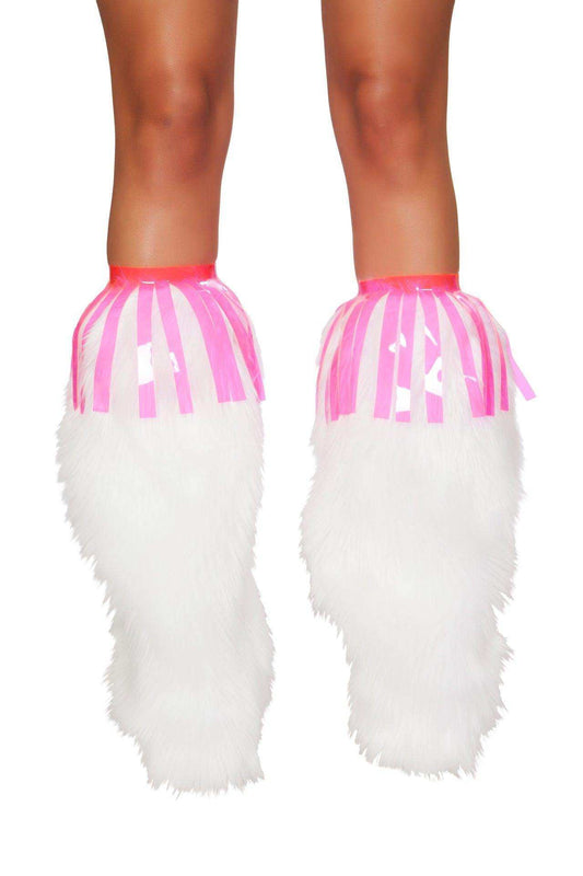 Roma Costume Pair of Vinyl Fringe Leg Wrap - Roma Costume - Flyclothing LLC