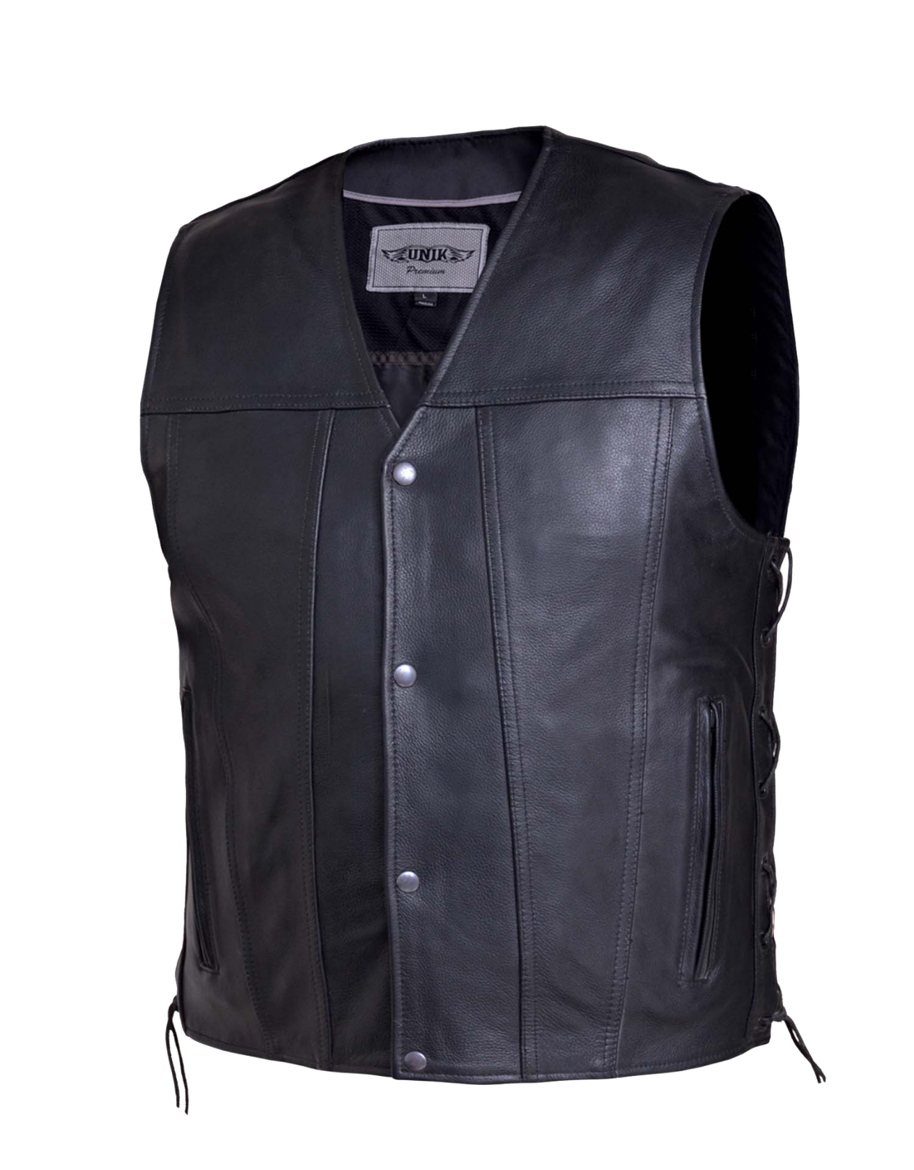 Unik International Mens Premium Leather Vest 2611.00