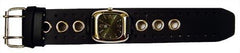 Leather Loop Watch (Green Face) - Flyclothing LLC