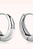 Moissanite 925 Sterling Silver Earrings - Trendsi - Flyclothing LLC
