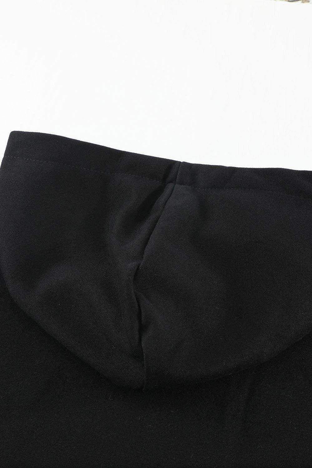 Dropped Shoulder Kangaroo Pocket Hoodie - Trendsi - Flyclothing LLC