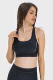 Contrast Sports Bra - Trendsi - Flyclothing LLC