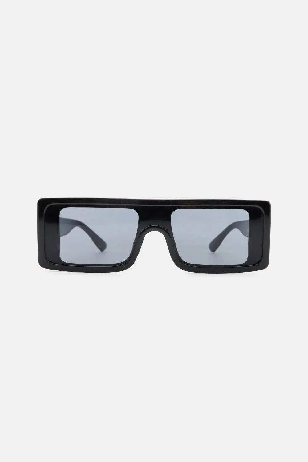 Polycarbonate Frame Rectangle Sunglasses - Trendsi - Flyclothing LLC