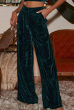 Loose Fit High Waist Long Pants with Pockets - Trendsi - Flyclothing LLC