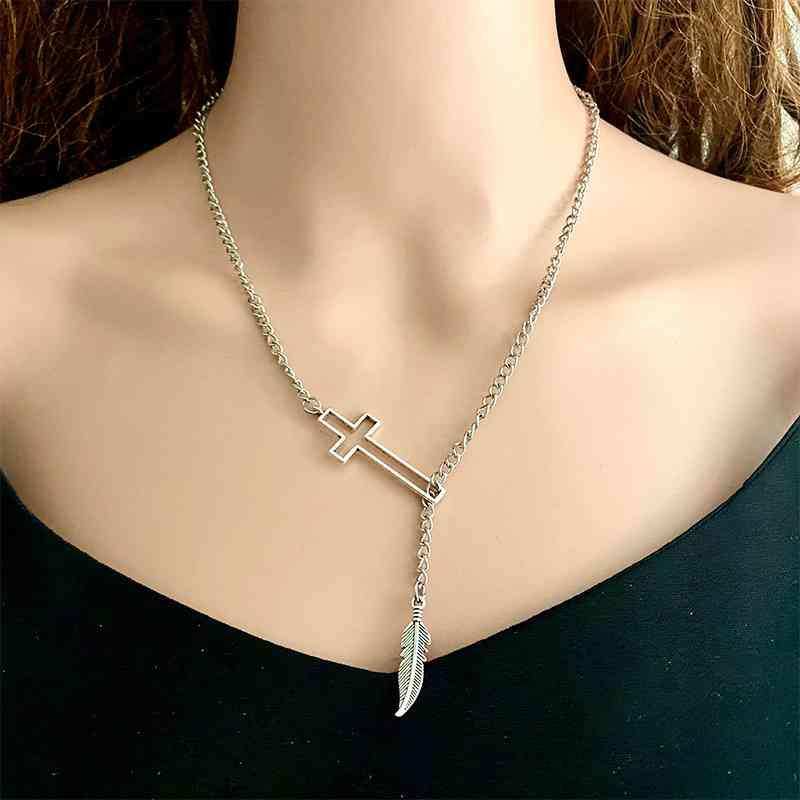 Cross Chain Necklace - Trendsi - Flyclothing LLC