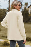 Half Button Dropped Shoulder Blouse - Trendsi - Flyclothing LLC