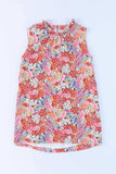 Floral Mock Neck Tank Top - Trendsi - Flyclothing LLC