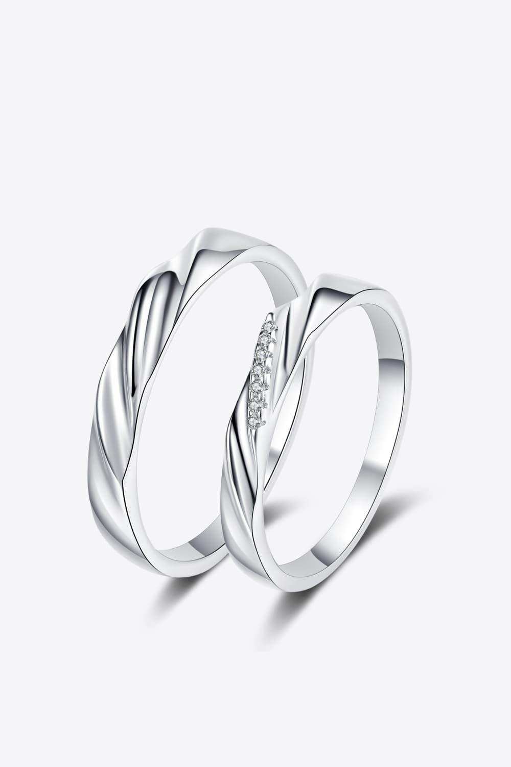 Minimalist 925 Sterling Silver Rhodium-Plated Ring - Trendsi - Flyclothing LLC