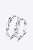Minimalist 925 Sterling Silver Rhodium-Plated Ring - Trendsi - Flyclothing LLC