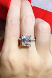 5 Carat Moissanite Platinum-Plated Ring - Trendsi - Flyclothing LLC