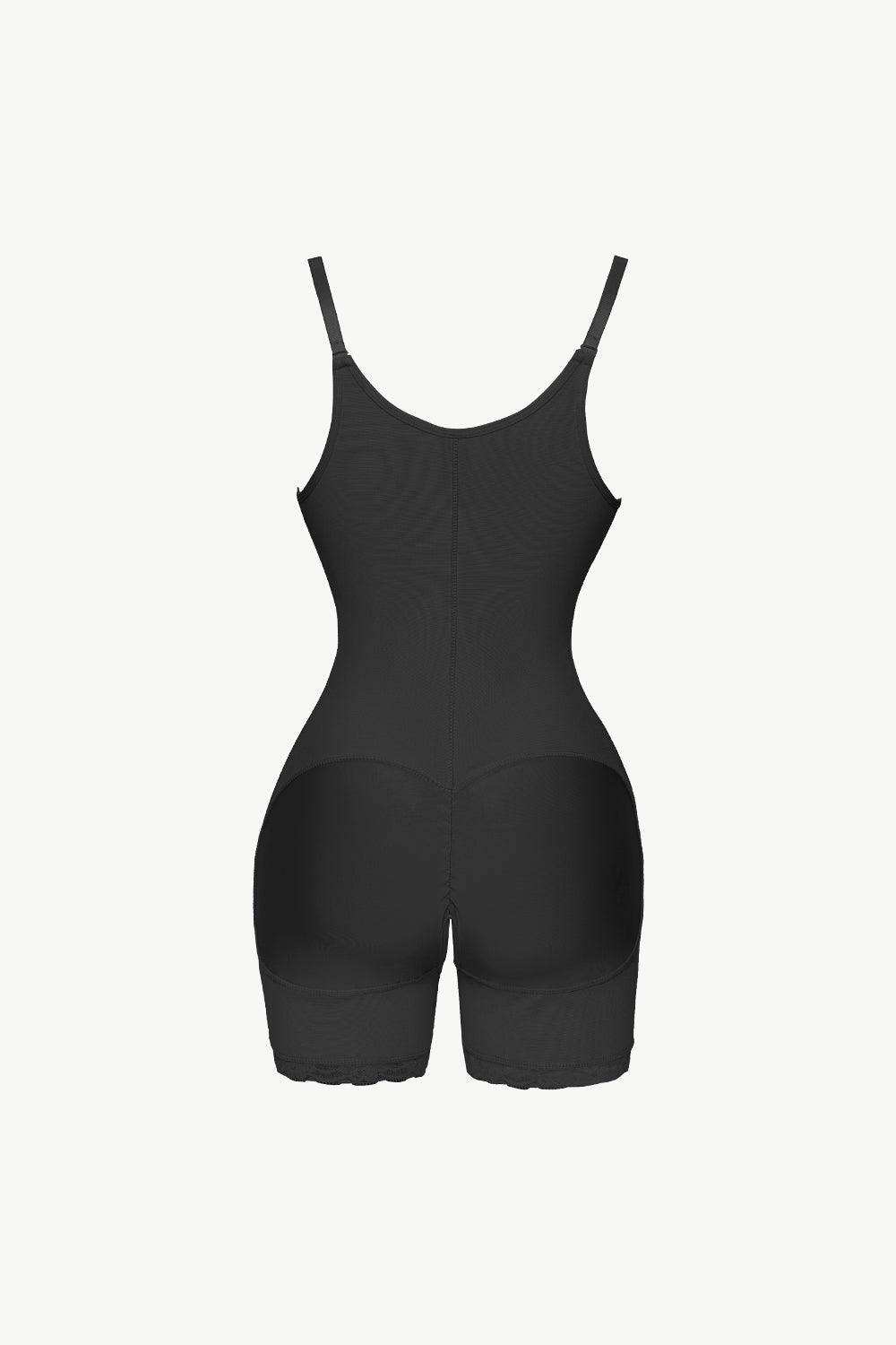 Full Size Side Zipper Under-Bust Shaping Bodysuit - Trendsi - Flyclothing LLC