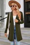Open Front Long Sleeve Cardigan - Trendsi - Flyclothing LLC