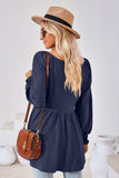 V-Neck Lantern Sleeve Blouse - Trendsi - Flyclothing LLC