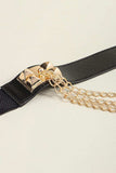Elastic Belt with Chain - Trendsi - Flyclothing LLC