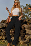 Loose Fit Long Jeans with Pockets - Trendsi - Flyclothing LLC