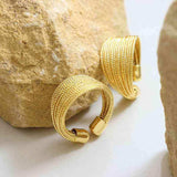 Titanium Steel Open Ring - Trendsi - Flyclothing LLC